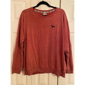 Vintage Victoria’s Secret PINK Collection Off Red Pull-Over Sweatshirt - Size: L
